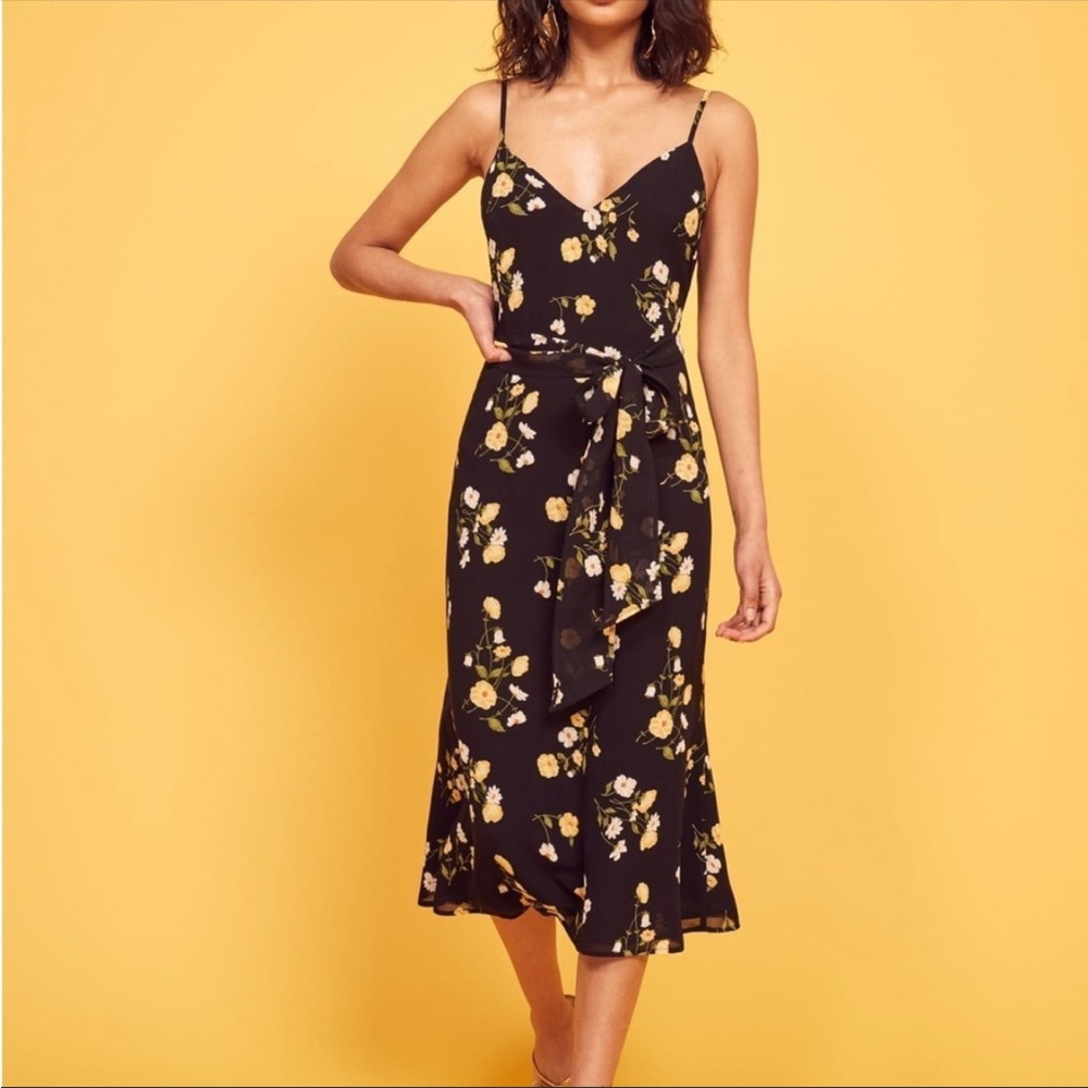 reformation dietrich dress size 6